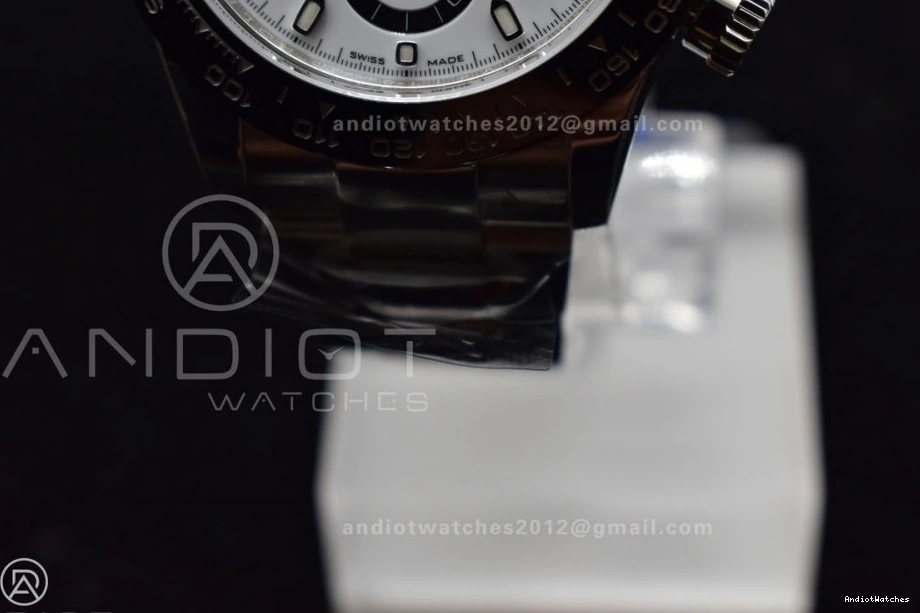 Bracelet SS Case 732 Dial 1:1 904L Lightweight Edition Daytona SA 116500 Best White and BTF 0123